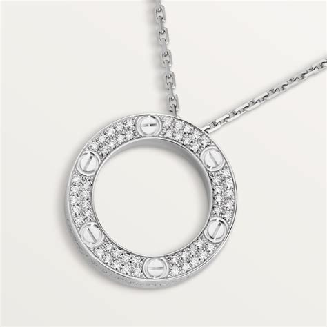 diamond cartier love|cartier love necklace diamond paved.